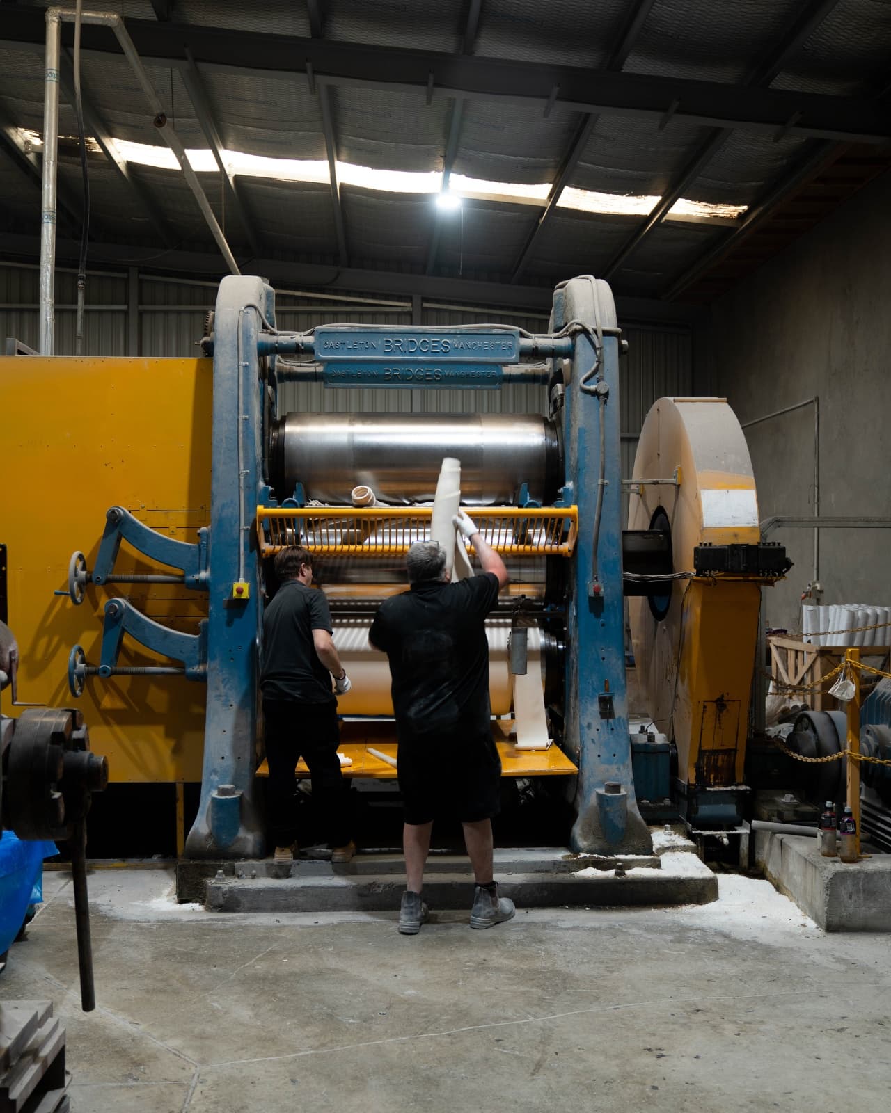Process work on the production floor at RDL